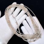 PROME 天然石・高品質・フォリエーテッドマイカインクォーツ・多用途アクセサリー・ネックレス・ブレスレット・アンクレット対応・p5277