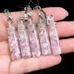 PROME 天然石・クンツァイト・ アフガニスタン産・40x10mm  NO.P6049