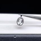 PROME・天然石・特別仕様品・高品質・水晶・ブラジル産・14x8x5mm・白銅・ペンダントトップ・P6100
