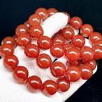 PROME 天然石・高品質・カーネリアン・ブラジル産・16mm・ブレスレット p6228