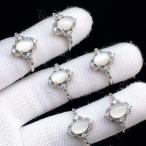 ショッピング恋愛 PROME 天然石 特別仕様品・限定品・再入荷不可・ムーンストーン・白銅指輪・フリーサイズ・P6308