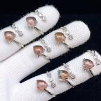 ショッピング恋愛 PROME 天然石 特別仕様品・限定品・再入荷不可・ガーデンクオーツ・白銅指輪・フリーサイズ・p6569