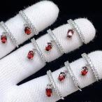 ショッピング恋愛 PROME 天然石 特別仕様品・限定品・再入荷不可・ガーネット・白銅指輪・フリーサイズ・p6574