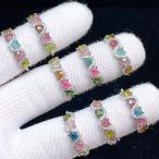 ショッピング恋愛 PROME 天然石 特別仕様品・限定品・再入荷不可・トルマリン・白銅指輪・フリーサイズ・p6633