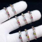 ショッピング恋愛 PROME 天然石 特別仕様品・限定品・再入荷不可・トルマリン・白銅指輪・フリーサイズ・p6643