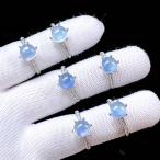 PROME 天然石 特別仕様品・アクアマリン・白銅指輪・フリーサイズ・P6666