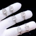 PROME натуральный камень специальный specification товар * кристалл * белый медь кольцо * свободный размер *P6706