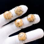 PROME натуральный камень специальный specification товар * jasper * белый медь кольцо * свободный размер *P6723