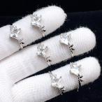 PROME натуральный камень * специальный specification товар * ограниченный товар * повторное поступление не возможно * кристалл * белый медь (kyu Pro никель ) производства * кольцо * свободный размер *P6861