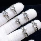 PROME натуральный камень * специальный specification товар * ограниченный товар * повторное поступление не возможно * кристалл * белый медь (kyu Pro никель ) производства * кольцо * свободный размер *P6868