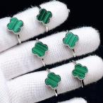 PROME 天然石・特別仕様品・限定品・再入荷不可・マラカイト・白銅（キュプロニッケル）製・指輪・フリーサイズ・P6891