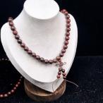 PROME* фиолетовый .* Индия производство *108 шар *8mm* внутренняя окружность примерно 86cm*2WAY( браслет / колье двоякое применение )*. дерево * четки *..*p6948