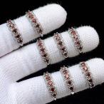 PROME 天然石 特別仕様品・限定品・再入荷不可・ガーネット・白銅指輪・フリーサイズ・P7075