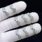 PROME 天然石 特別仕様品・限定品・再入荷不可・モアサナイト・白銅指輪・フリーサイズ・P7165