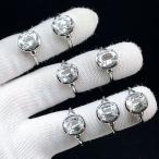 PROME 天然石 特別仕様品・水晶・白銅指輪・フリーサイズ・P7325