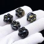 PROME 天然石・高品質・オブシディアン・メキシコ産・作家様向けDIYパーツ・彫刻品・貫通孔・p7940