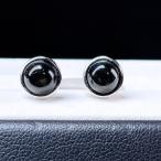 PROME・PREMIUM 天然石 一点物・特別仕様品・ハイパーシーン・SILVER925製・シルバー・金属アレルギー対応・ピアス・V37109