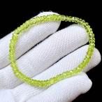 PROME 天然石 一点物 ・高品質・ペリドット・中国産・ブレスレット NO.V46102