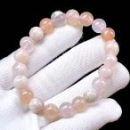 PROME 天然石 一点物・桜瑪瑙・チェリーブロッサムアゲート・マダガスカル産・ブレスレット V47663