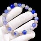 PROME натуральный камень один пункт предмет * голубой Cherry bro Sam a торцевая дверь * синий Sakura ..*madaga ska производство * нагревание окраска отделка * браслет *V48007