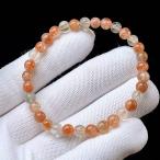 PROME 天然石 一点物・高品質・アルーシャサンストーン・タンザニア産・ブレスレット V50838