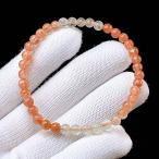 PROME 天然石 一点物・高品質・アルーシャサンストーン・タンザニア産・ブレスレット V50864