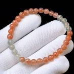 PROME 天然石 一点物・高品質・アルーシャサンストーン・タンザニア産・ブレスレット V50872