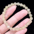 PROME 天然石 一点物 リビアングラス・リビアンデザートグラス・リビア砂漠産・ブレスレット V51532