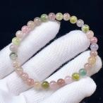 PROME 天然石 一点物・高品質・トルマリン・ブラジル産・ブレスレット V52203