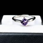 PROME натуральный камень один пункт предмет * специальный specification товар * драгоценнный камень качество * высокое качество * аметист * Brazil производство * кольцо * свободный размер *SILVER925 производства * серебряный *V53437