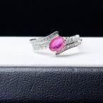 PROME・天然石 一点物・特別仕様品・ルビー・指輪・フリーサイズ・SILVER925製・シルバー・【金属アレルギー対応】V55161