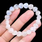 PROME натуральный камень один пункт предмет * голубой лунный камень * Шри-Ланка производство * браслет *v56523