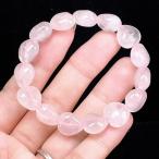 ショッピング恋愛 PROME 天然石【一点物】高品質・ローズクォーツ・ハート型・恋愛運、癒し、愛情成就・ブラジル産・ブレスレット・ v57920