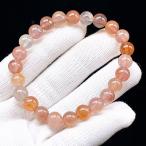 PROME 天然石【一点物】特別色・キャンディカラー・ストロベリークォーツ・ピンクエピドート・タンザニア産・ブレスレット・コレクション・ギフト用・v59886