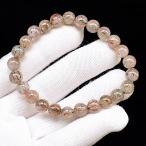 PROME 天然石【一点物】フォリエーテッドマイカインクォーツ・ブラジル産・ブレスレット・V61490