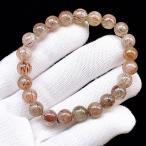 PROME 天然石【一点物】フォリエーテッドマイカインクォーツ・ブラジル産・ブレスレット・V61496