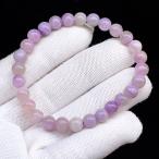 PROME 天然石【一点物】高品質・特別カラー・マッシブバンデッドフローライト・ロシア産・ブレスレット V65954