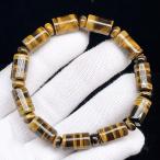 PROME натуральный камень [ один пункт предмет ] высокое качество * collectors комплектация * желтый Tiger I * молния узор * юг Africa производство производство * браслет V66065