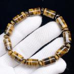 PROME натуральный камень [ один пункт предмет ] высокое качество * collectors комплектация * желтый Tiger I * молния узор * юг Africa производство производство * браслет V66066