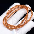 PROME натуральный камень [ один пункт предмет ] высокое качество * orange гранат * man da Lynn гранат * три полосный * общая длина : примерно 45cm( общий длина )*mo The n Beak * браслет V66156