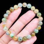 PROME 天然石【一点物】高品質・希少鉱・アズロシリカ・アズライトマラカイトインクォーツ ・アズロマラカイトシリカ・ペルー産・ブレスレット・V66438