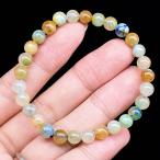 PROME 天然石【一点物】高品質・希少鉱・アズロシリカ・アズライトマラカイトインクォーツ ・アズロマラカイトシリカ・ペルー産・ブレスレット・V66441