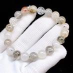 ショッピング恋愛 PROME 天然石【一点物】エレスチャルクォーツ・骸骨水晶 ・鰐水晶・ジャカレー水晶・中国貴州省産・ブレスレット V67492