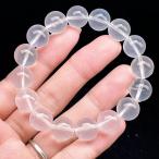 ショッピング恋愛 PROME 天然石【一点物】高品質・アイスクォーツ・ミルキークォーツ・ミルキークリスタル・乳白水晶・ブラジル産・ブレスレット  V67593