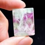 ショッピング天然石 PROME 天然石【一点物】高品質・エンジェルフェザーフローライト・中国産・ルース・  V67705