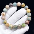 PROME 天然石【一点物】特別色・バイカラー・マカロンアラシャン・アラシャン瑪瑙・アラシャン砂漠産・ブレスレット・ V67724