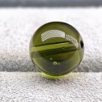 ショッピング恋愛 PROME 天然石 【一点物】 最高グレード・宝石質・龍紋・気泡・モルダバイト・貫通孔・粒売り・7.4mm 【日本彩珠宝研究所鑑別済み】・V68944