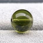 ショッピング恋愛 PROME 天然石 【一点物】 最高グレード・宝石質・龍紋・気泡・モルダバイト・貫通孔・粒売り・7.4mm 【日本彩珠宝研究所鑑別済み】・V68947