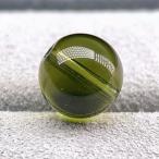 PROME 天然石 【一点物】 最高グレード・宝石質・龍紋・気泡・モルダバイト・貫通孔・粒売り・7.4mm 【日本彩珠宝研究所鑑別済み】・V68948