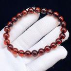 PROME 天然石【一点物】宝石質・高品質・チェリーアンバー・レッドアンバー・ドミニカ共和国産・ブレスレット・V69286